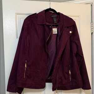 Ashley Stewart Deep Purple Outerwear